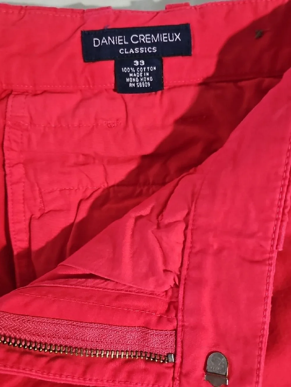 Daniel Cremieux Men’s Coral-Red Cargo Shorts